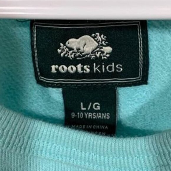 ROOTS girls age 9-10 jogger dress. Teal in colour. Excellent condition. - Picture 4 of 6
